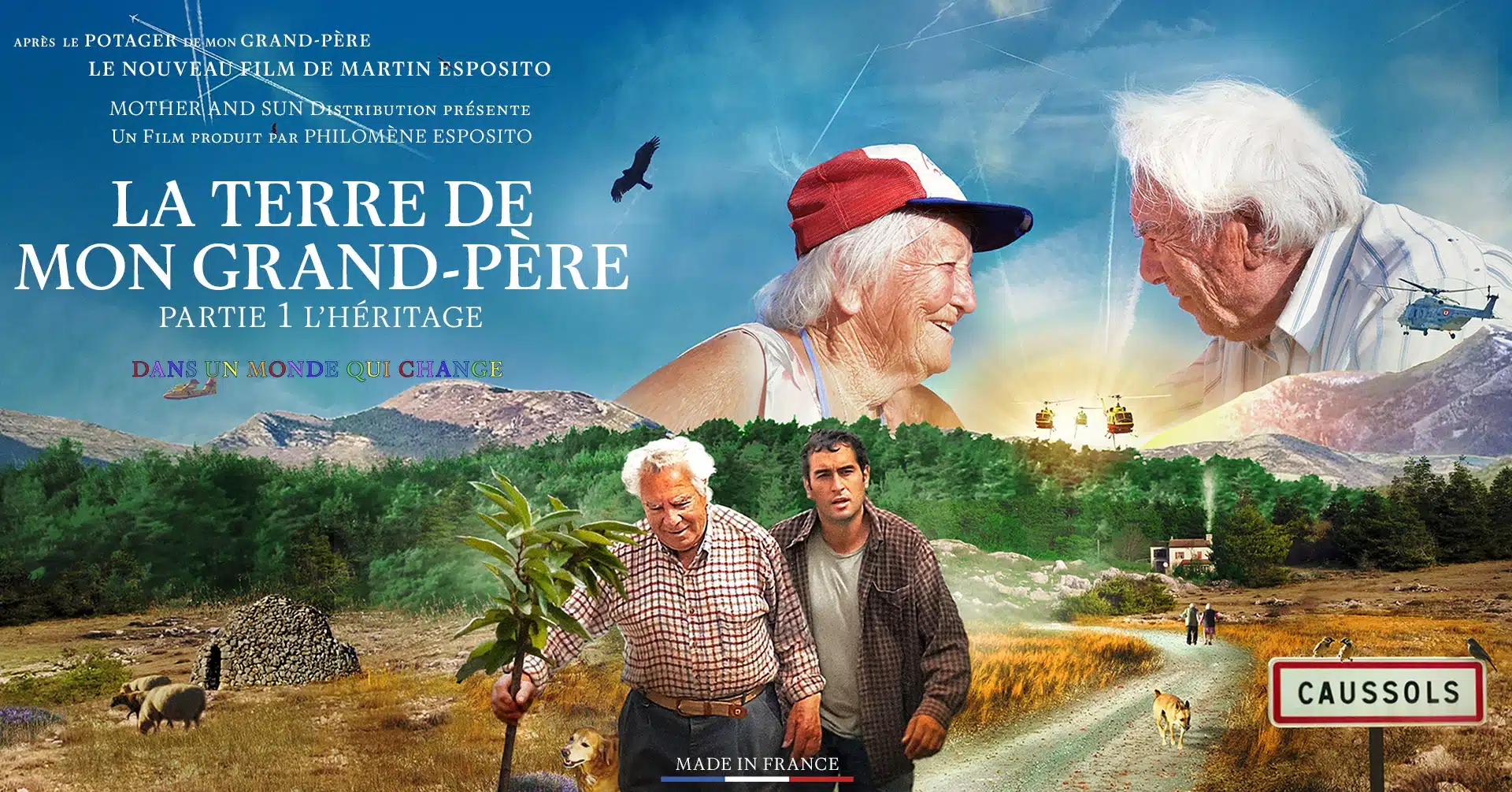 Visuel affiche du film La Terre de Mon Grand-Père de Martin Esposito